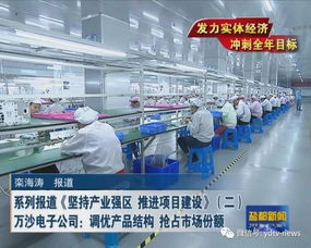 堅(jiān)持產(chǎn)業(yè)強(qiáng)區(qū) 推進(jìn)項(xiàng)目建設(shè)系列報(bào)道（二） 萬沙電子公司調(diào)優(yōu)產(chǎn)品結(jié)構(gòu)，以創(chuàng)新設(shè)計(jì)搶占市場(chǎng)份額